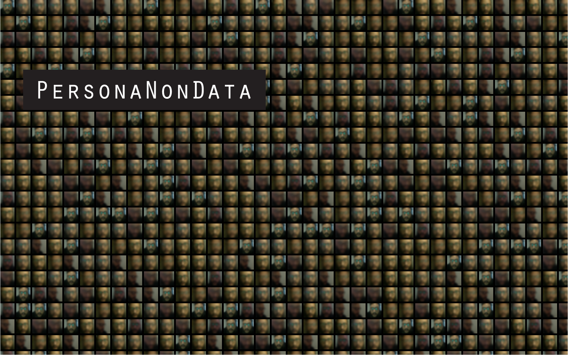 Persona Non Data, faces Persona Non Data, faces