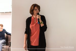 Elena Giulia Rossi at RUFA for the roundtable