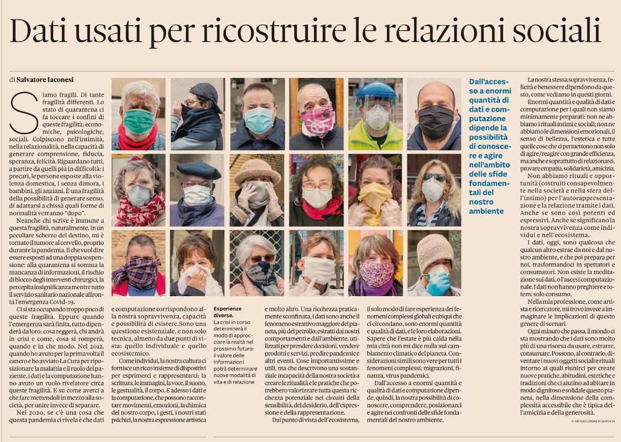 Article on Sole24Ore