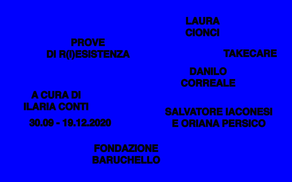 Data Meditations in Rome at Fondazione Baruchello